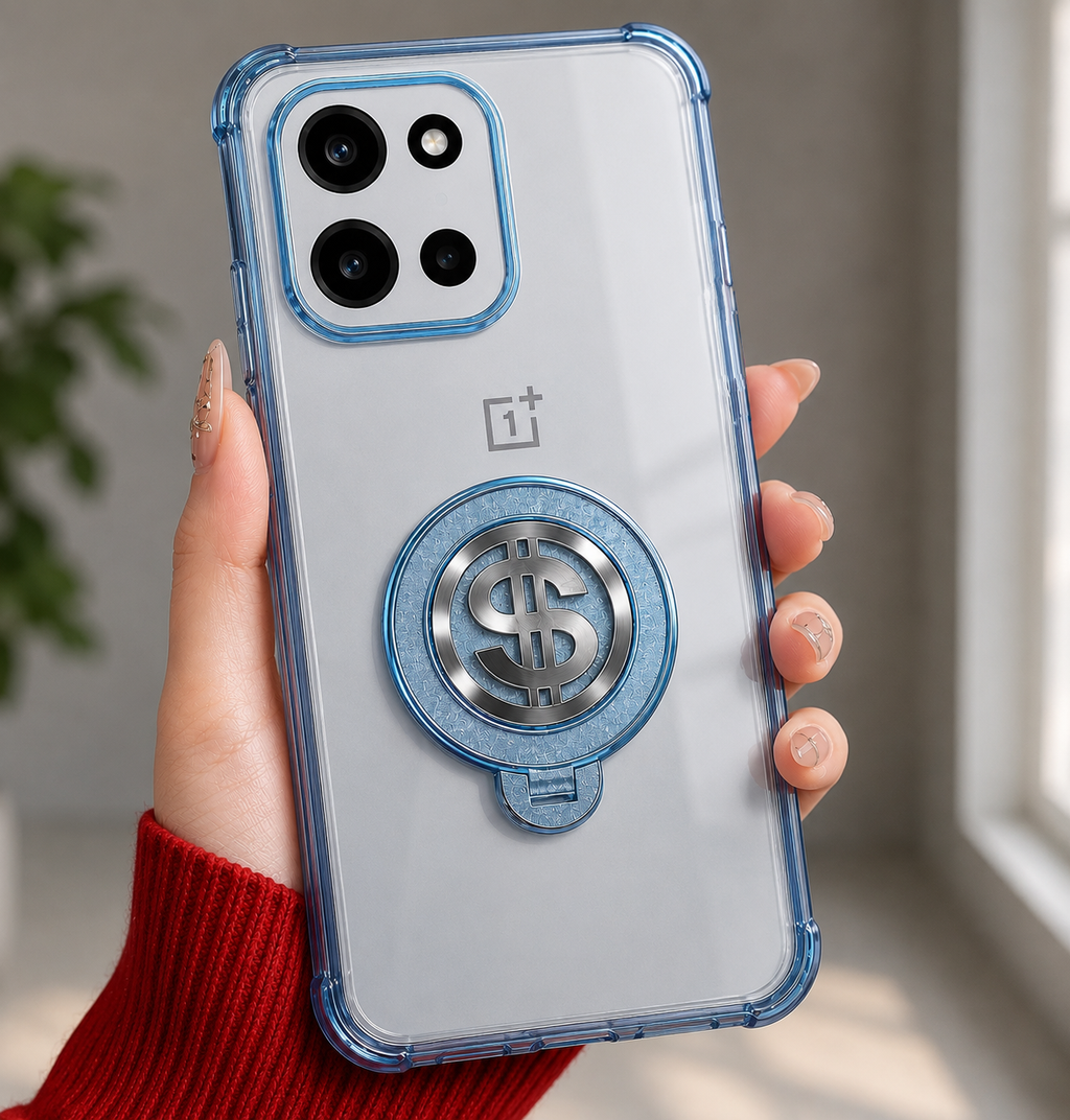 OnePlus Nord 6 5G Four Corner Airbags 100% Original Astro Money Magnet Rotating Dollar Case