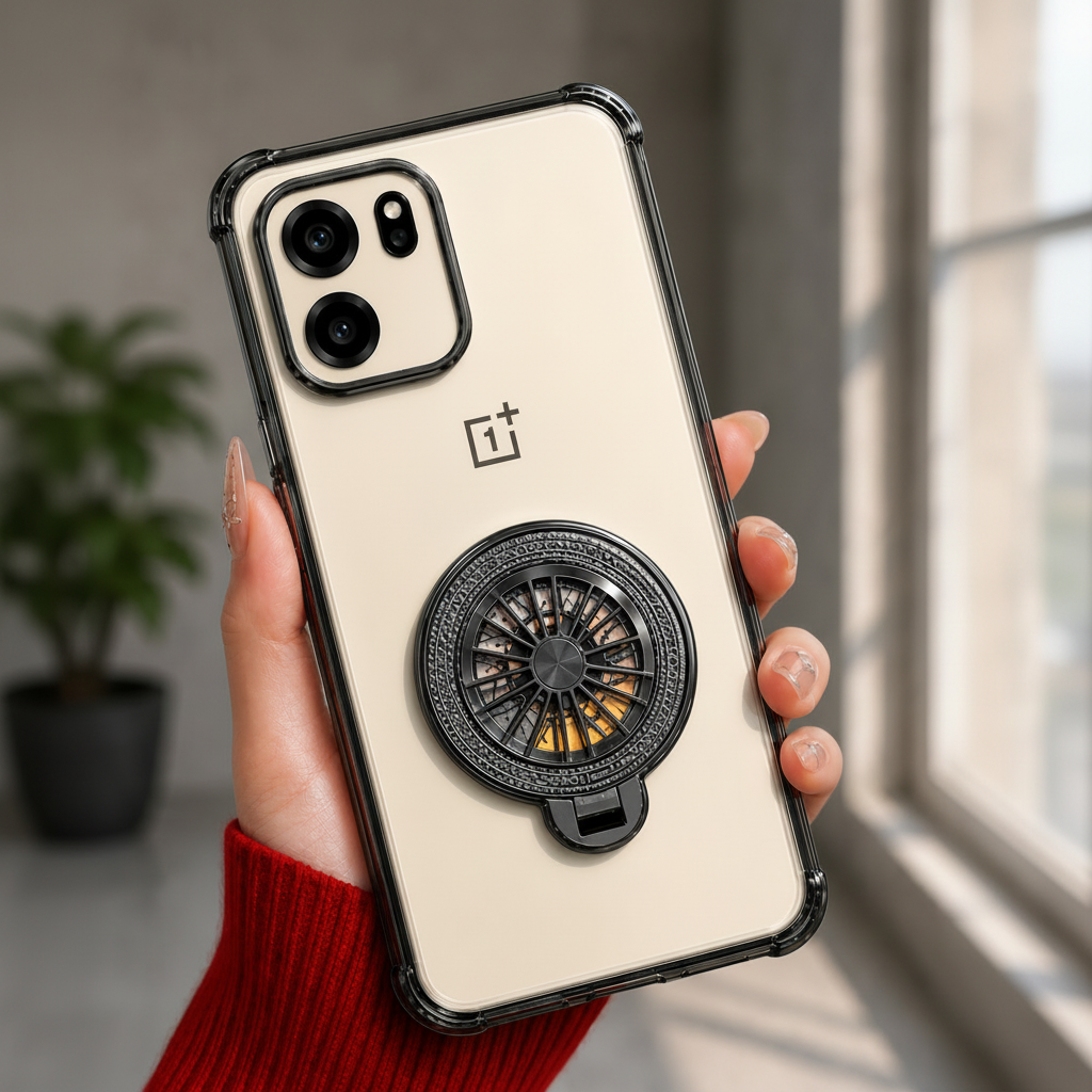 OnePlus Nord CE6 5G Premium Stress Buster Wheel Rotating Shockproof Airbags Case
