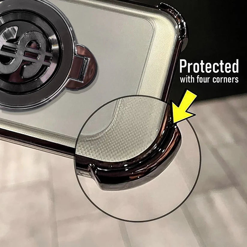 OnePlus Nord 6 5G Four Corner Airbags 100% Original Astro Money Magnet Rotating Dollar Case