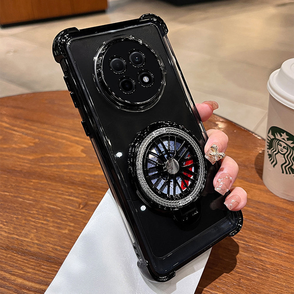 Oppo F31 Pro Plus 5G Premium Stress Buster Wheel Rotating Shockproof Airbags Case