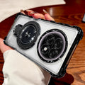 Oppo F31 Pro+ 5G Luxury Four Corner Invincible Bracket Ring Stand Case