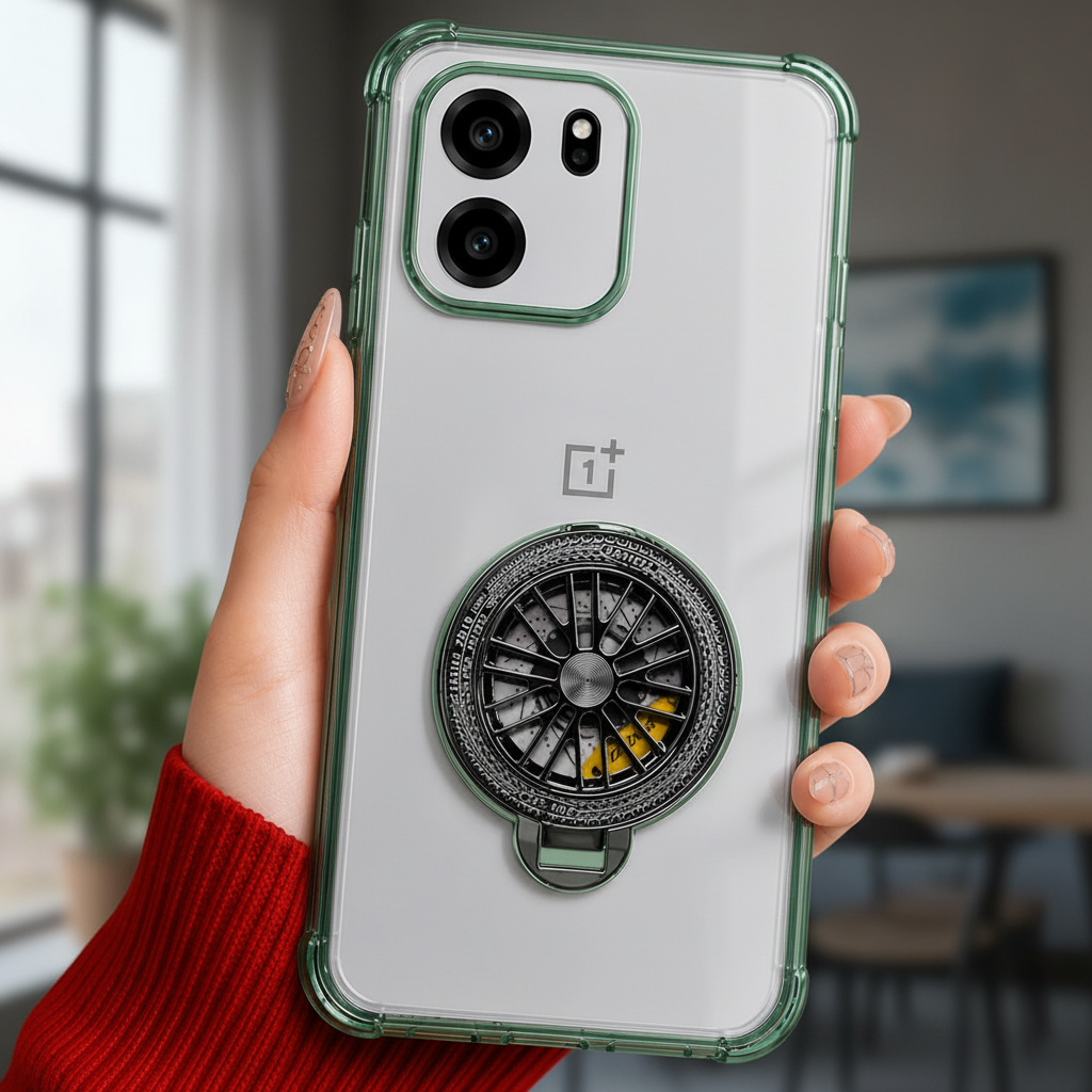 OnePlus Nord CE6 5G Premium Stress Buster Wheel Rotating Shockproof Airbags Case