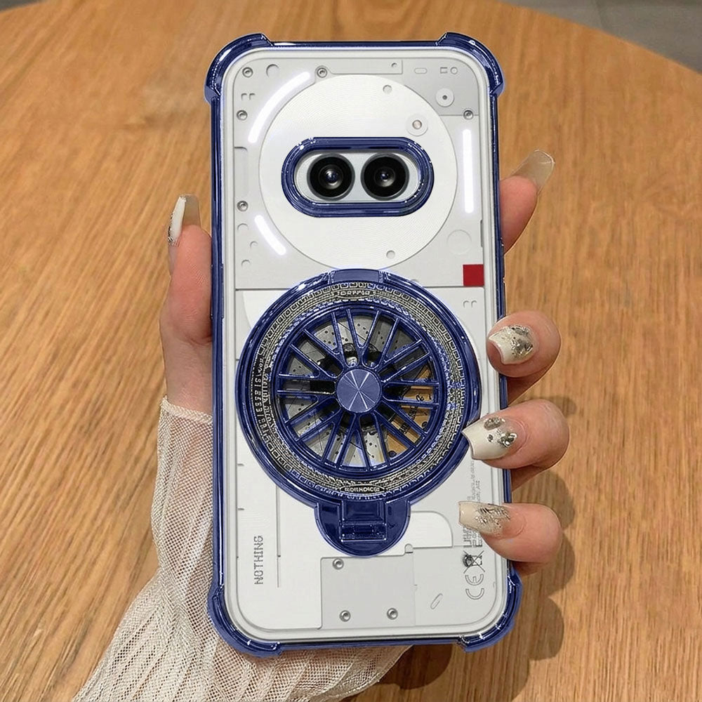 Nothing Phone 2a 5G Premium Stress Buster Wheel Rotating Shockproof Airbags Case