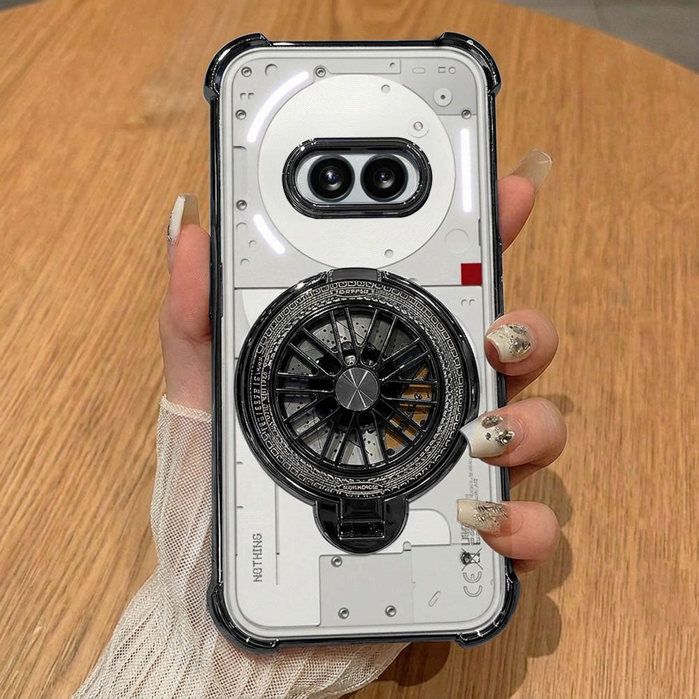 Nothing Phone 2a 5G Premium Stress Buster Wheel Rotating Shockproof Airbags Case