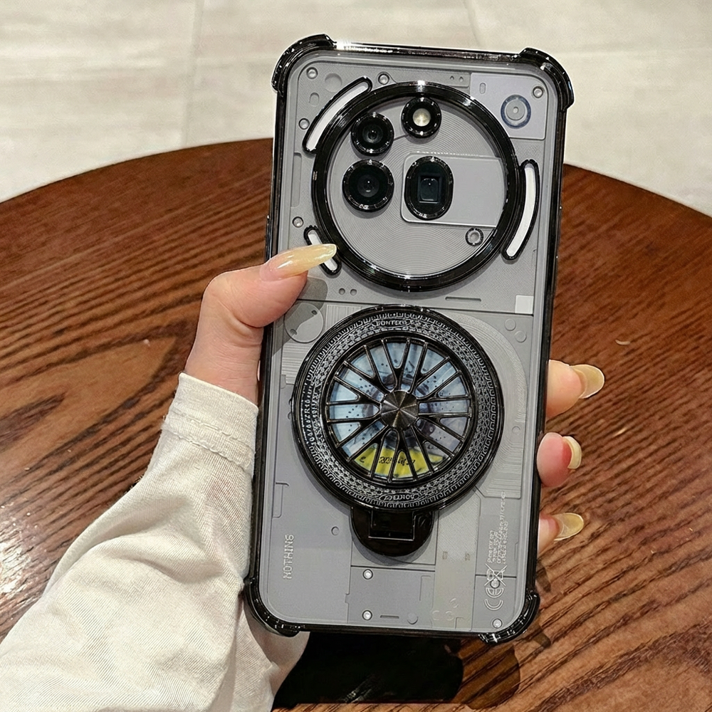 Nothing Phone 3a Pro 5G Premium Stress Buster Wheel Rotating Shockproof Airbags Case