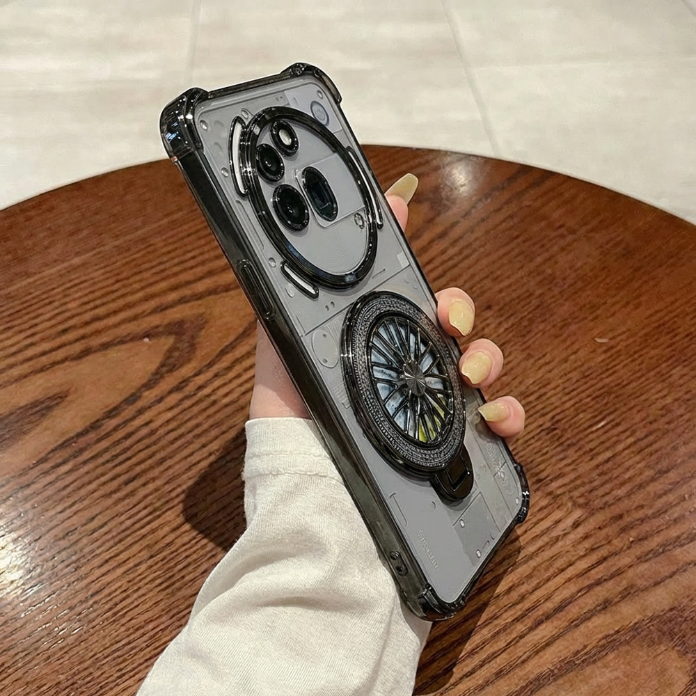 Nothing Phone 3a Pro 5G Premium Stress Buster Wheel Rotating Shockproof Airbags Case