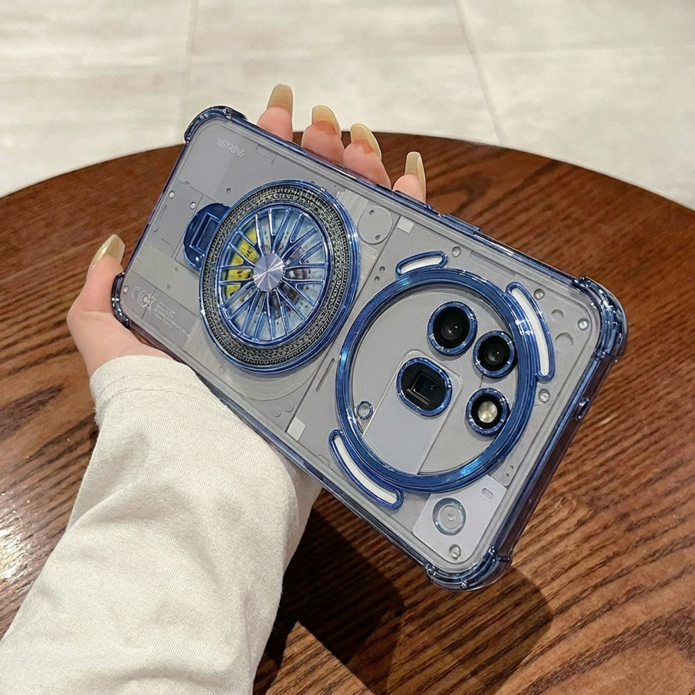 Nothing Phone 3a Pro 5G Premium Stress Buster Wheel Rotating Shockproof Airbags Case