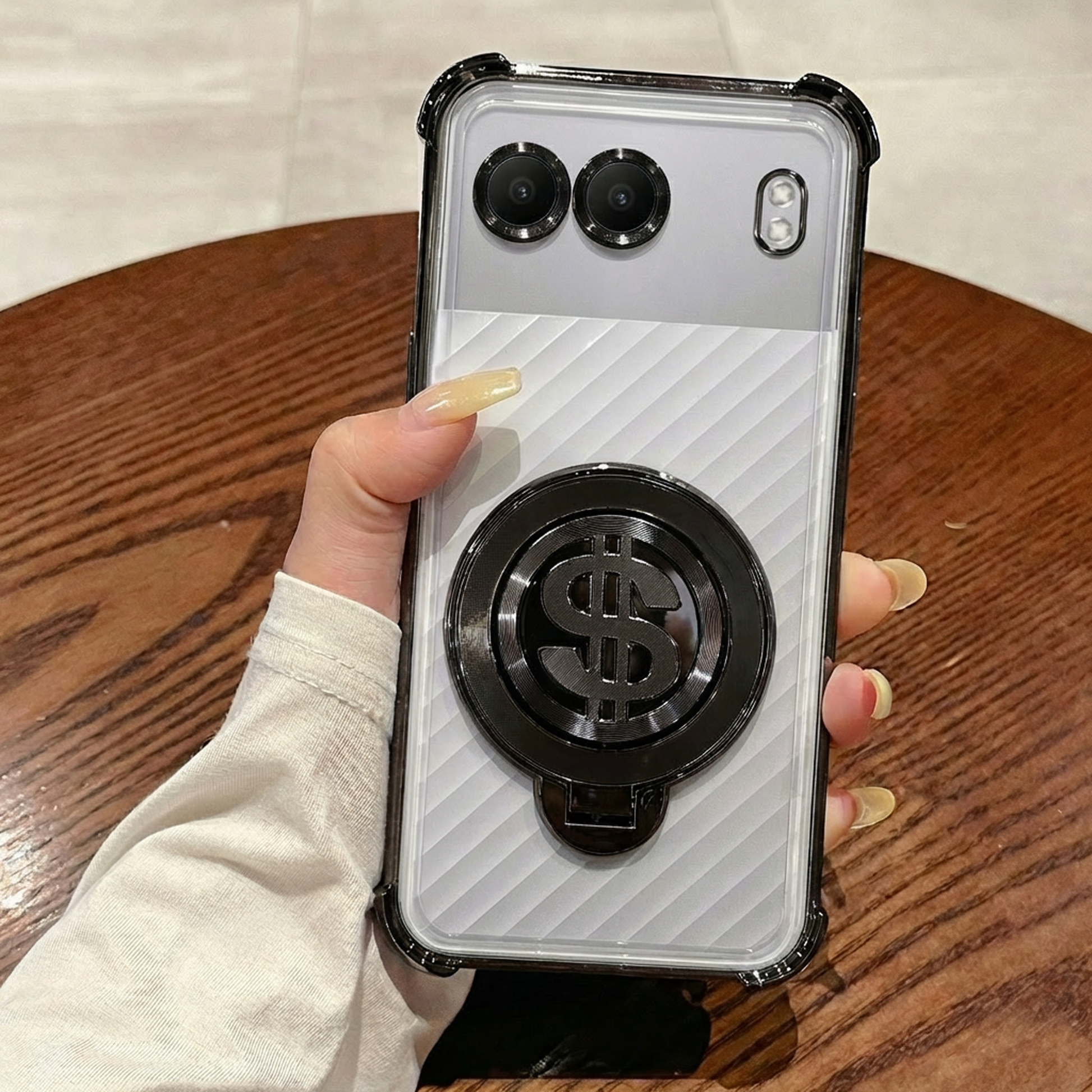 OnePlus Nord 4 5G Four Corner Airbags 100% Original Astro Money Magnet Rotating Dollar Case