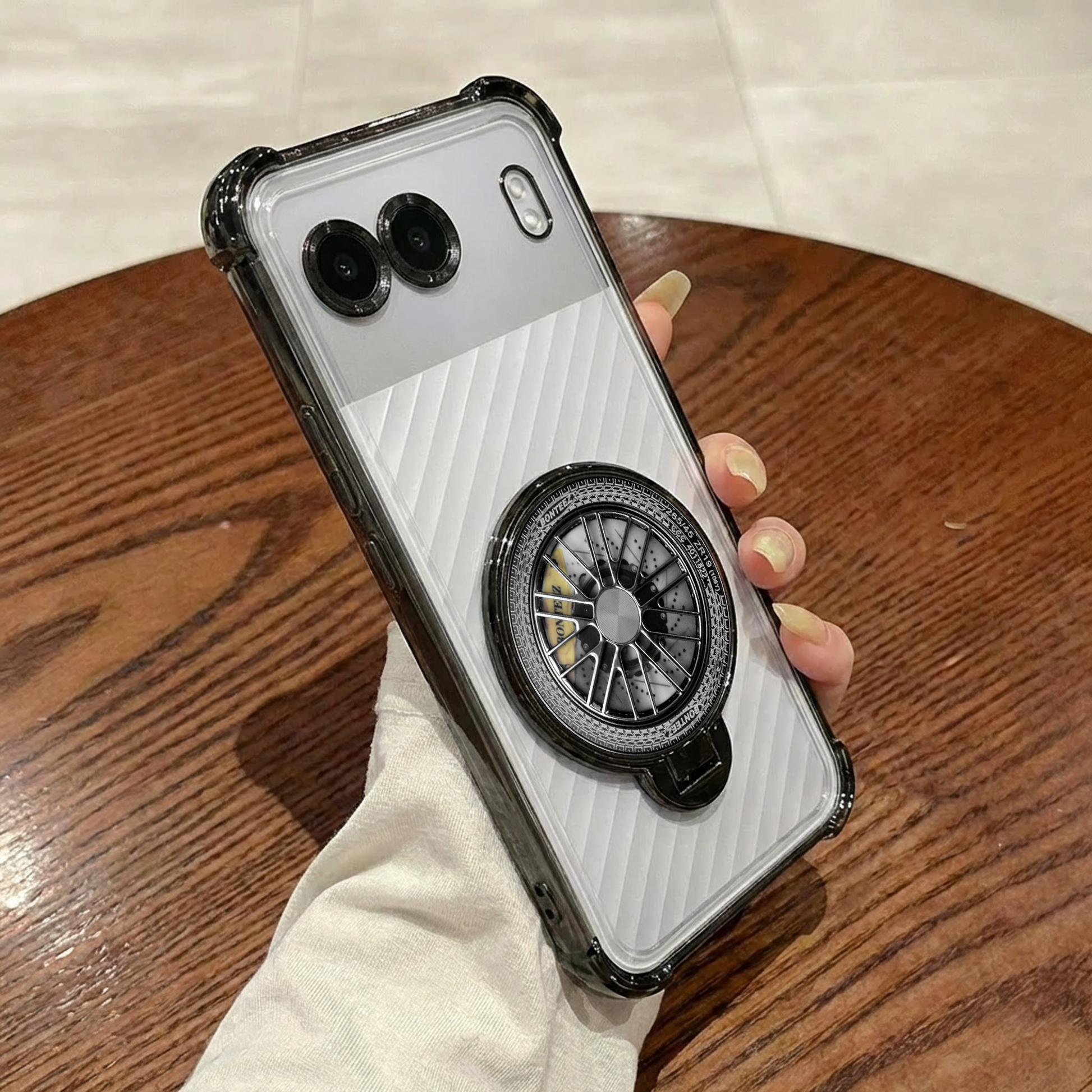 OnePlus Nord 4 5G Premium Stress Buster Wheel Rotating Shockproof Airbags Case