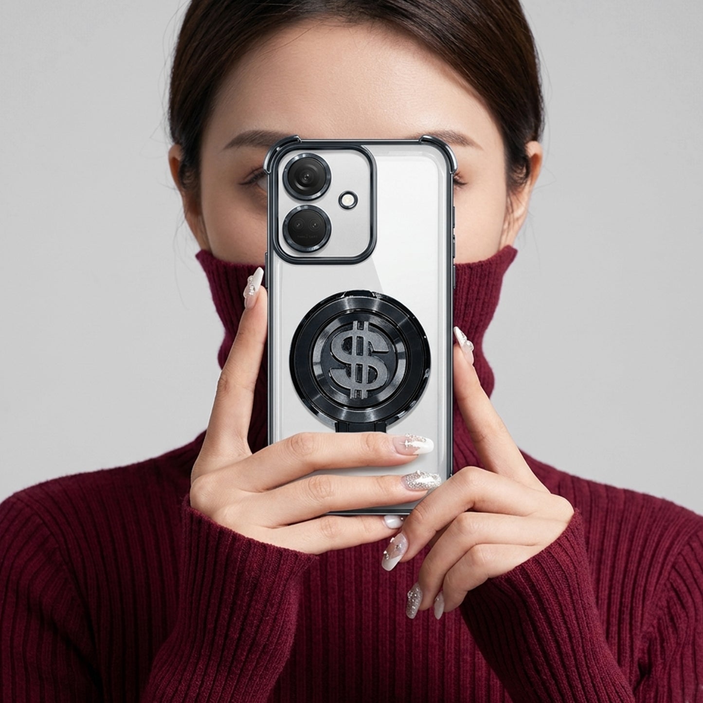 OnePlus Nord CE3 5G Four Corner Airbags 100% Original Astro Money Magnet Rotating Dollar Case