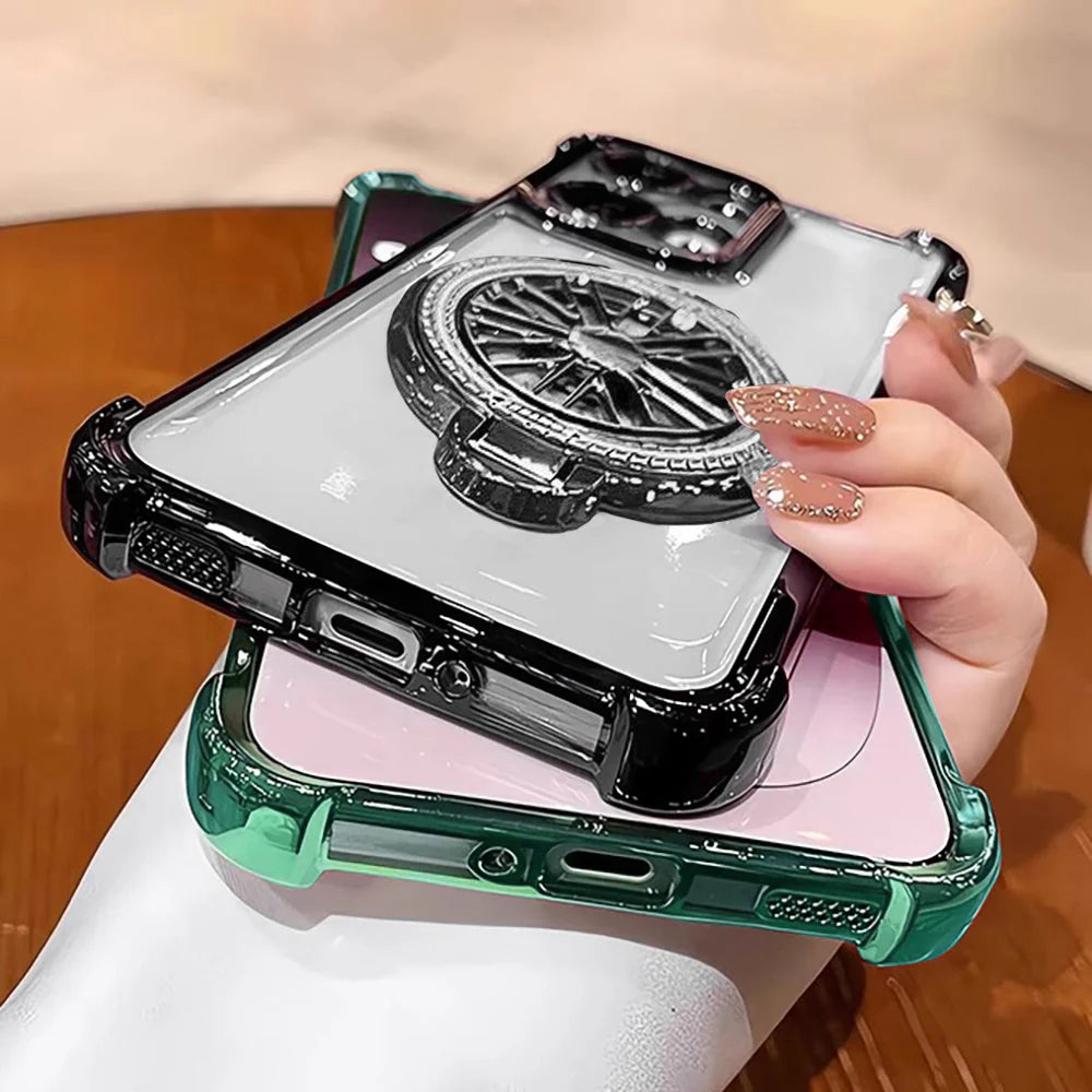 OnePlus Nord 6 5G Premium Stress Buster Wheel Rotating Shockproof Airbags Case