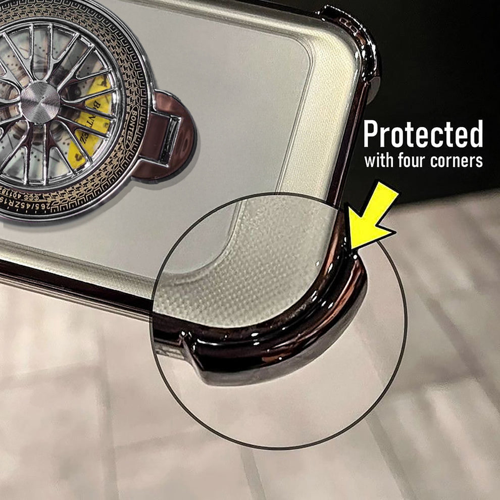 Vivo V70 5G Premium Stress Buster Wheel Rotating Shockproof Airbags Case