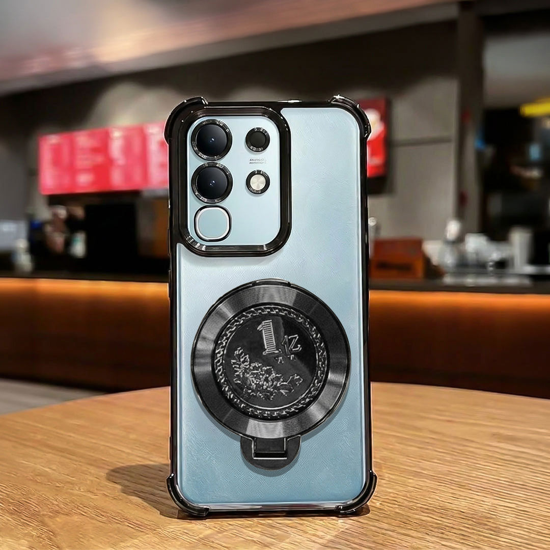 Vivo T4x 5G Reflective Fidget Rotating Airbag Case