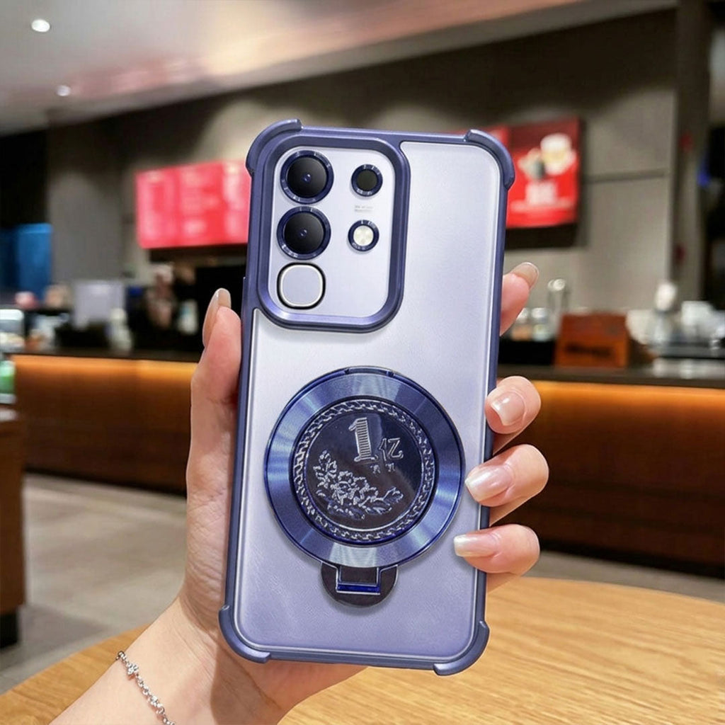Vivo T4x 5G Reflective Fidget Rotating Airbag Case
