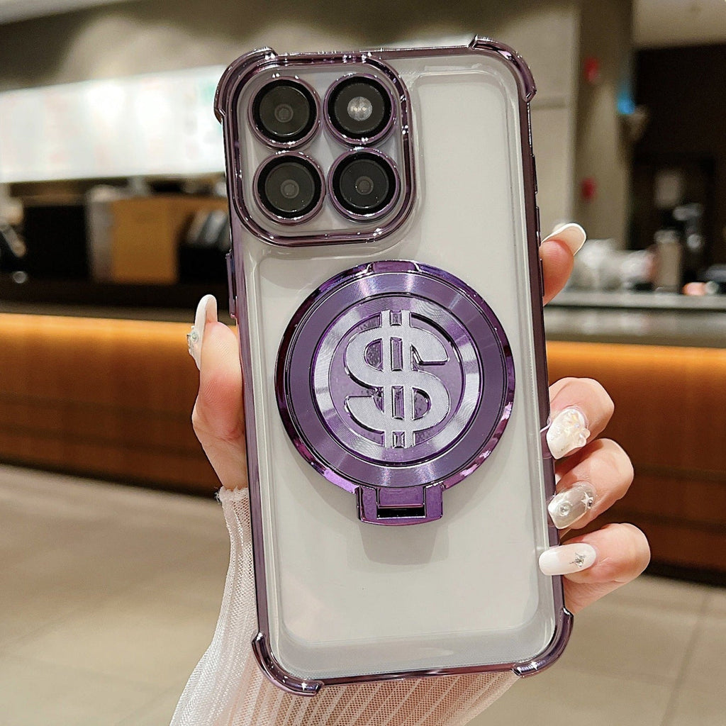 Motorola Edge 60 Pro 5G Four Corner Airbags 100% Original Astro Money Magnet Rotating Dollar Case