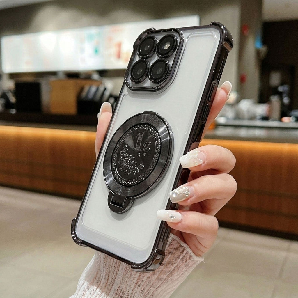 Motorola Edge 70 5G Premium Billion Wheel Rotating Shockproof Airbags Case